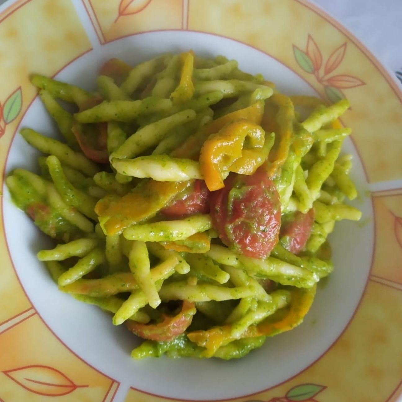 Trofie con crema di cime di rapa