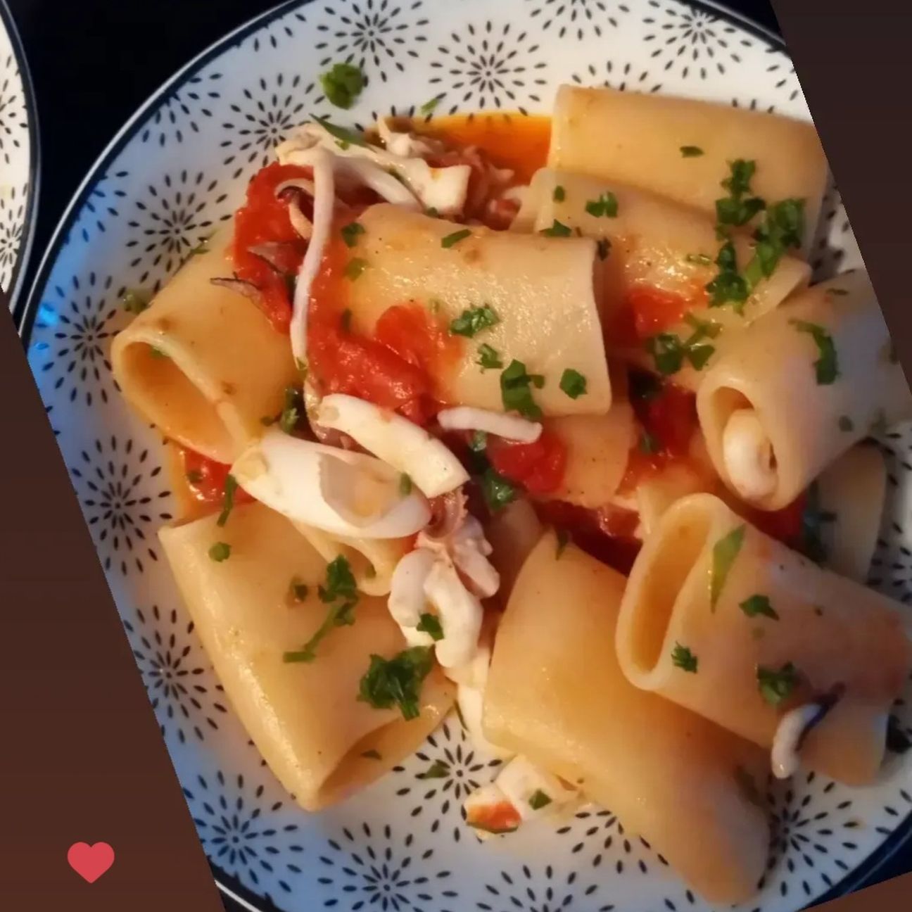 Paccheri seppie pomodorini