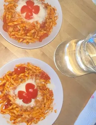 Ricetta strozzapreti al sugo, prosciuttini e pomodorini di ssuperninii