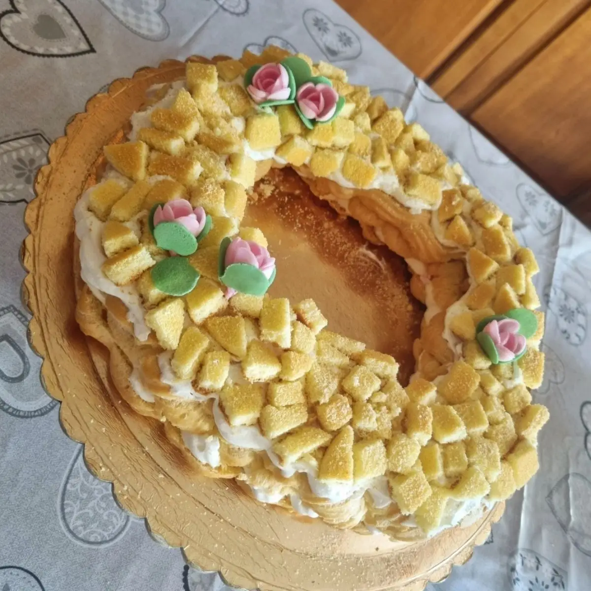 Ricetta Zeppolone mimosa di graziella31