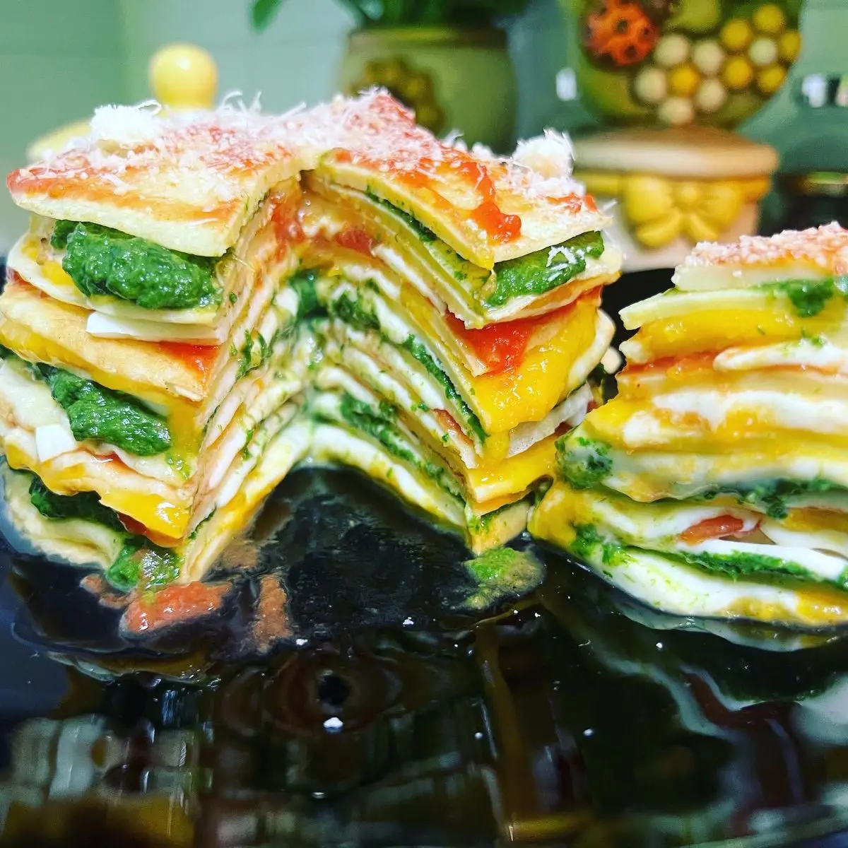 Ricetta Tortino di crêpes con 🎃🥦🍃 di loredana705