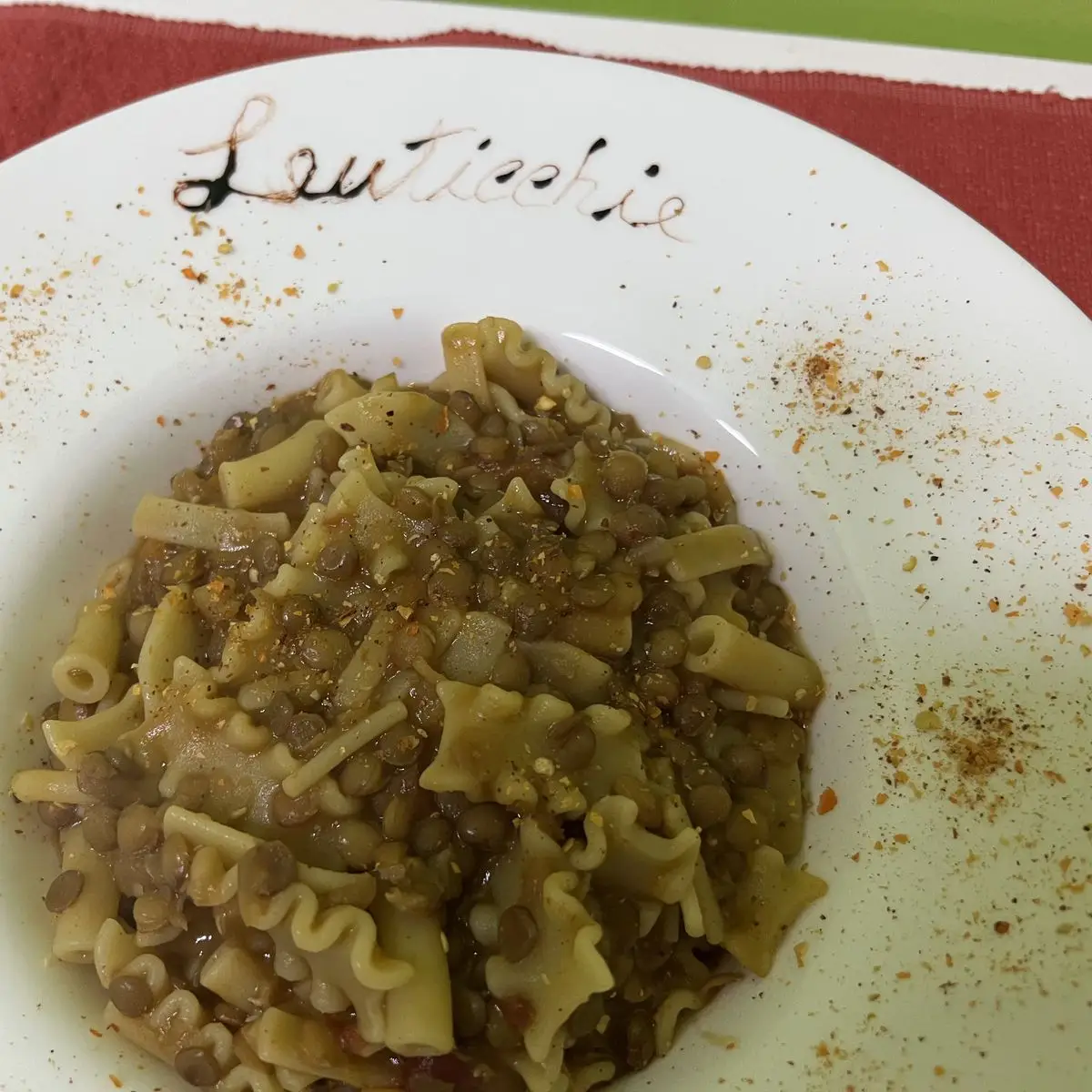Ricetta Pasta e lenticchie di loredana705
