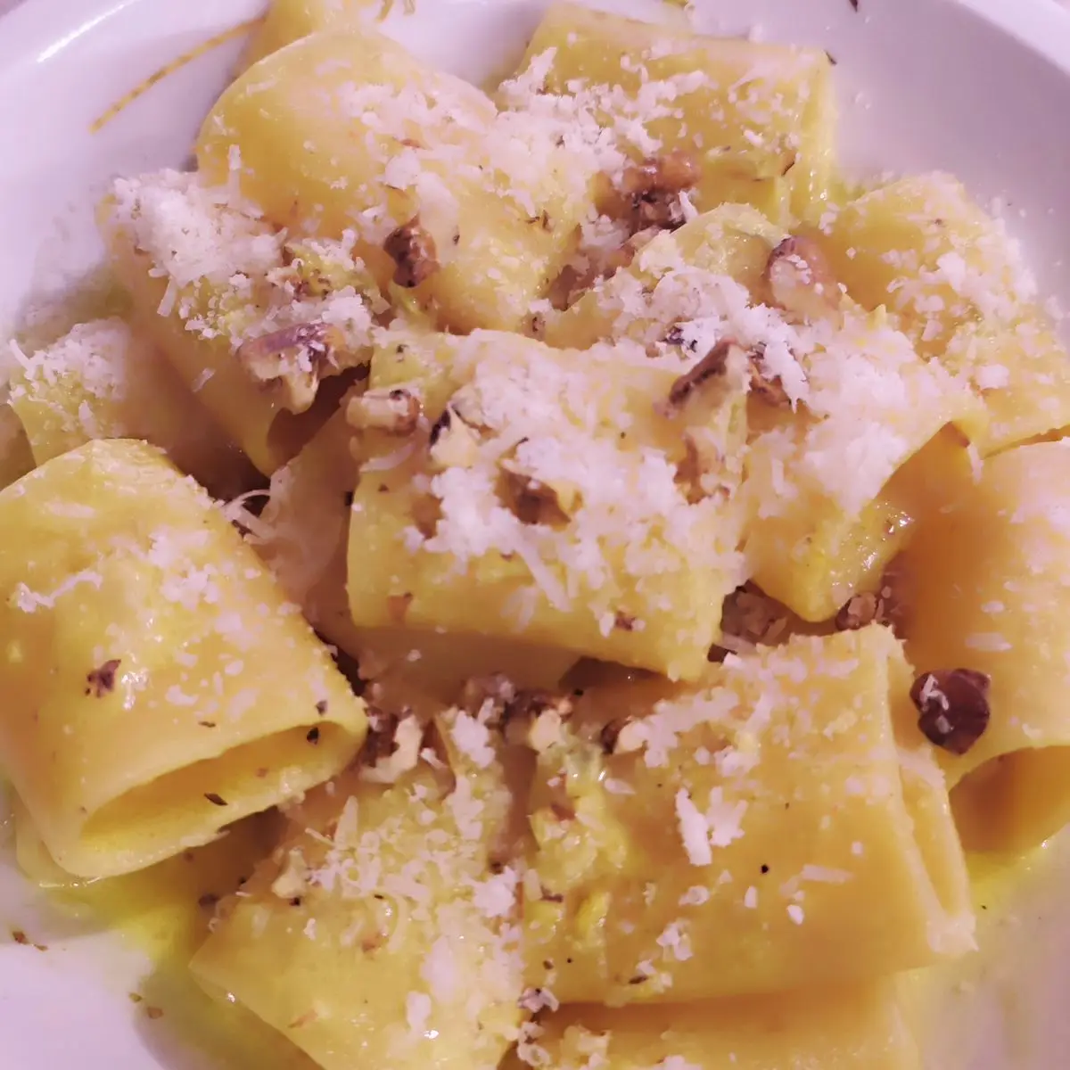 Ricetta Paccheri al gorgonzola con noci e curcuma di ilninotto
