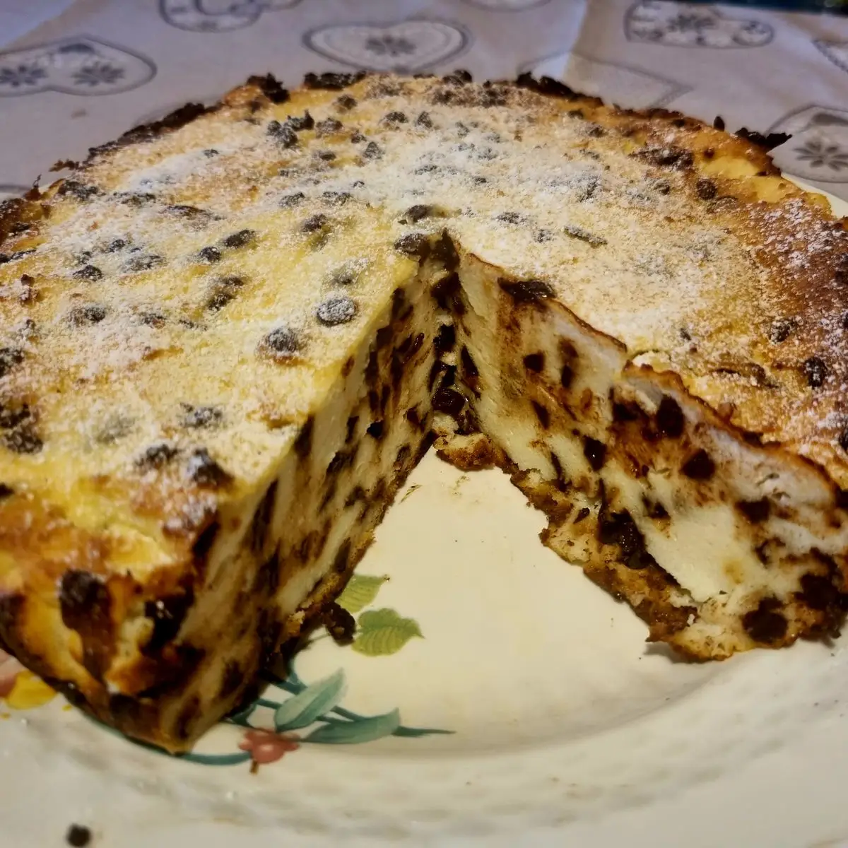 Ricetta Torta ricotta e gocce di cioccolato di graziella31