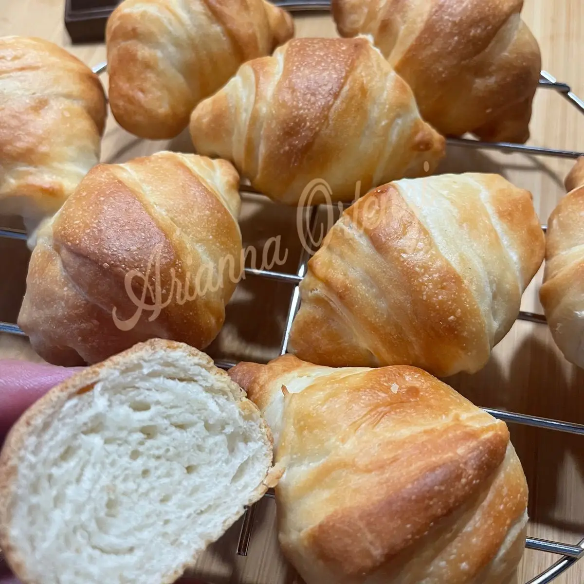 Ricetta Mini croissant 🥐 senza uova cotti in friggitrice ad aria di i_love_casa_mia