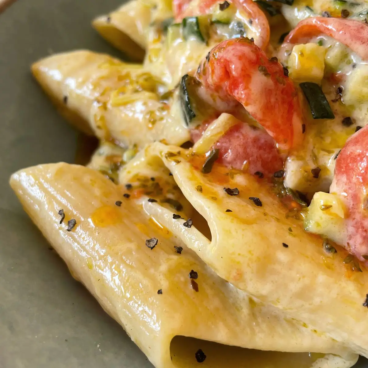 Ricetta Pasta porri, zucchine e pomodorini di lomagnafoodblog