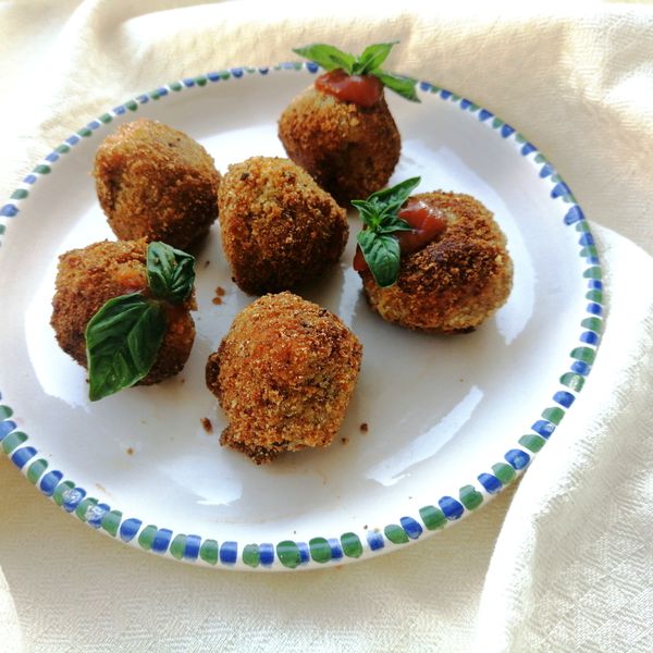 Sferette cremose alla melanzana Al.ta Cucina