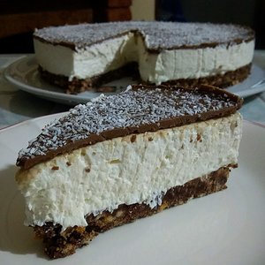 Cheesecake Al Cocco E Nutella Al Ta Cucina