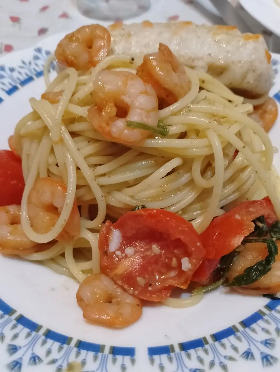 Ricetta Spaghetti gamberetti coda di aragosta di sergioforcella9