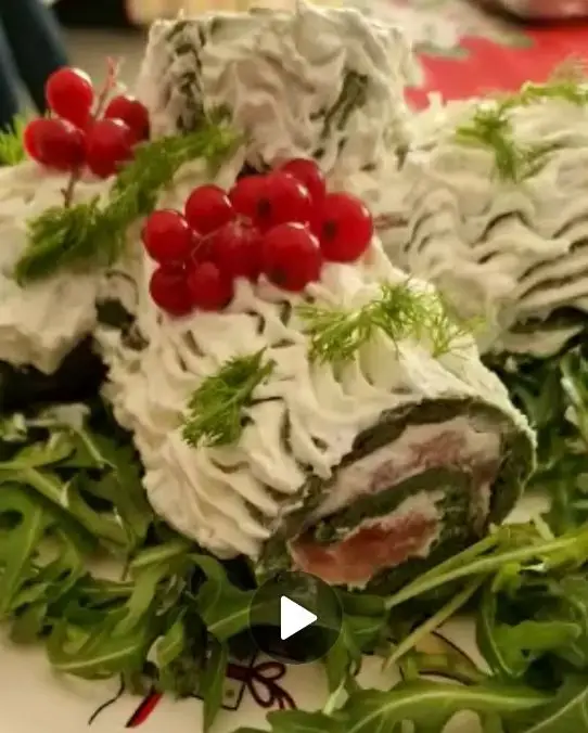 Ricetta Tronchetto di Natale salato #NataleAltaCucina di Mamy.chef75