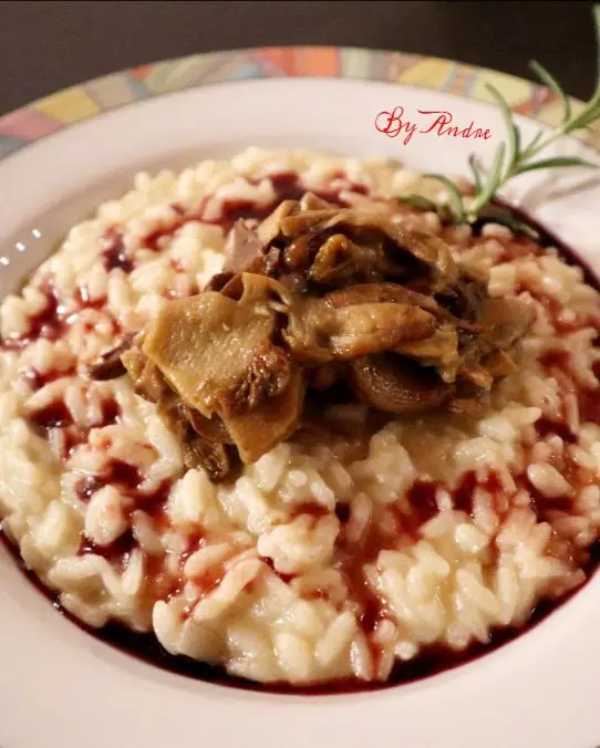 Ricetta Risotto al porto e funghi freschi di andre_cooking_86