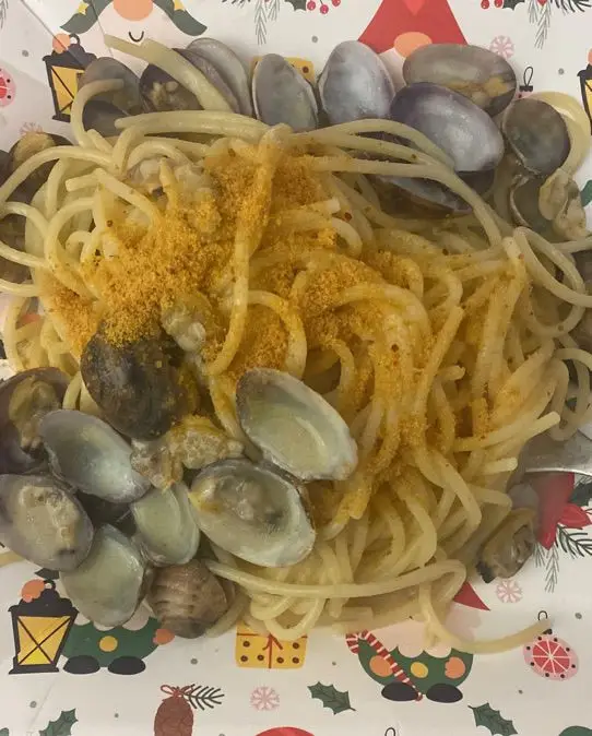 Ricetta Spaghetti vongole e bottarga di francesca180