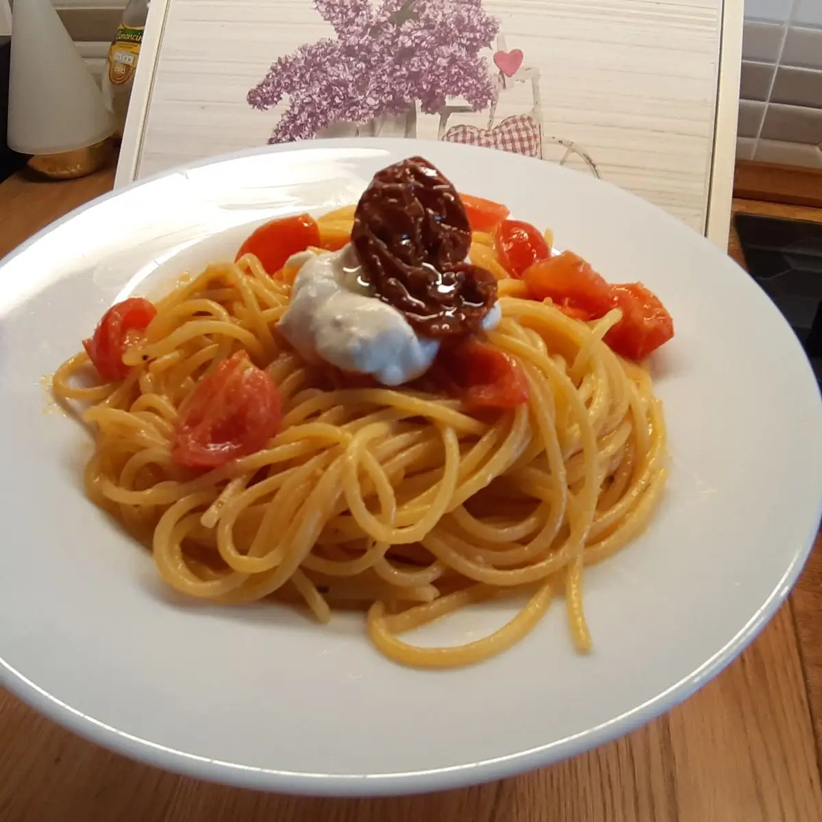 Ricetta Spaghetti mix di pomodorini e ricotta fresca di Cooking_Vito_e_Daisy