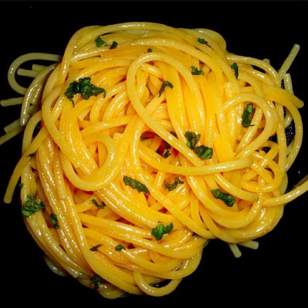 Aglio, olio e peperoncino cremosa Al.ta Cucina