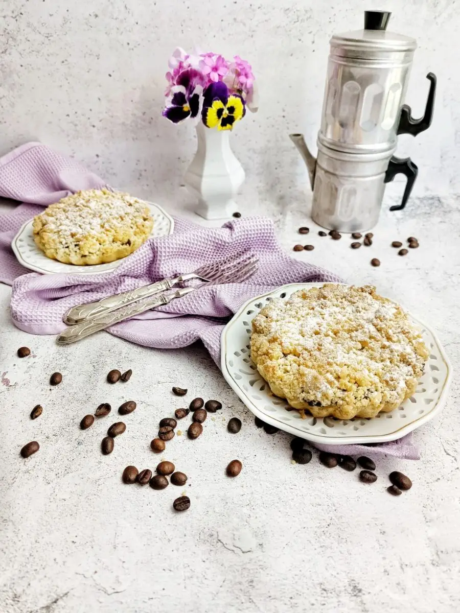 Ricetta SBRICIOLATE CREMA DI RICOTTA AL CAFFE’ di kettycucinooggi
