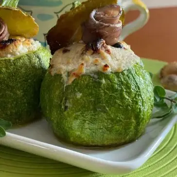 Ricetta Zucchine tonde ripiene di simoneantonella54