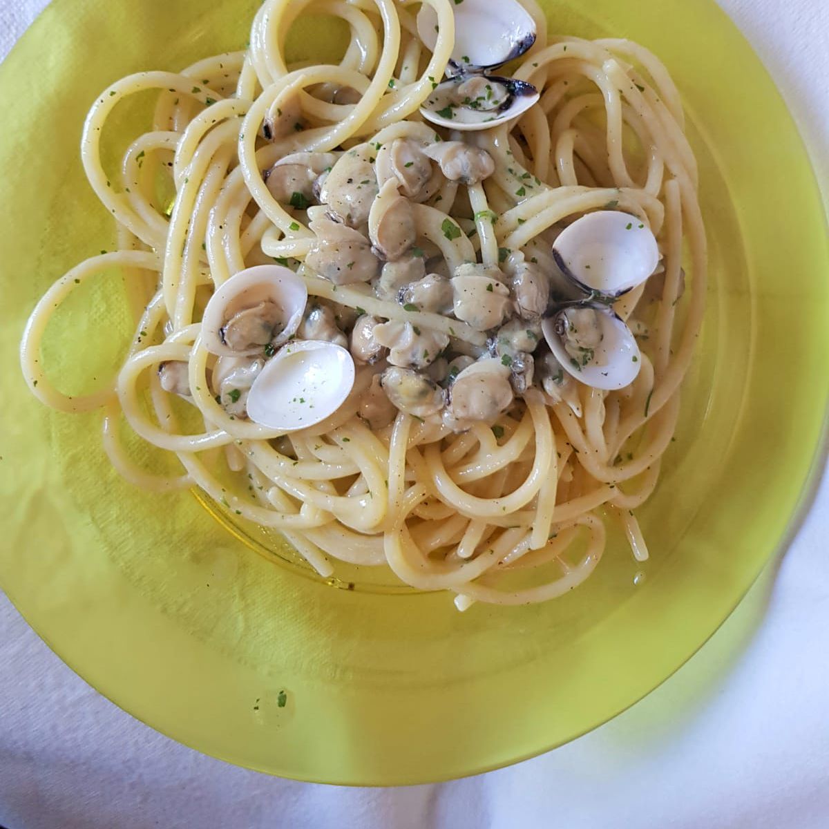 Spaghettoni con le vongole  Cucina