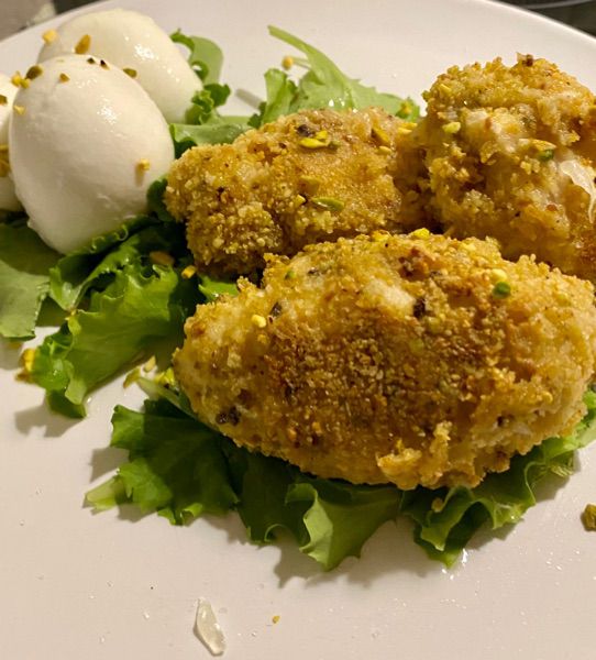 Involtini mortadella e pistacchio Al.ta Cucina