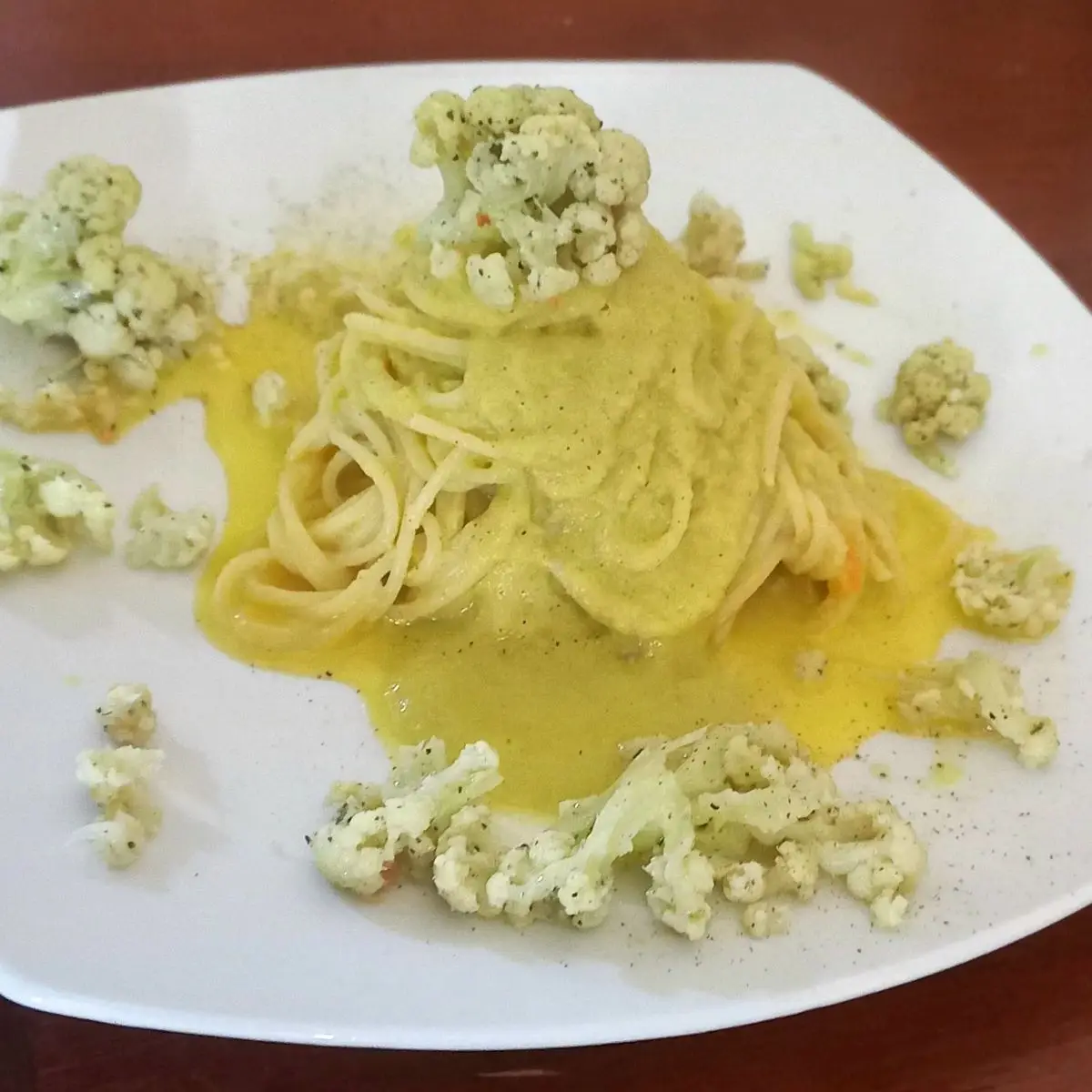 Ricetta Spaghetti cuor di merluzzo e cavolfiore di Mariomazzei